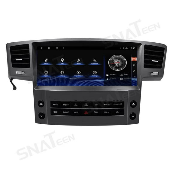 SNATEEN 12.3" Android 13 Car Stereo for Lexus LX570 2008-2015 Replacement DSP Radio with Wireless CarPlay/Android Auto,GPS Navigation,Fast Boot HD Multimedia Player