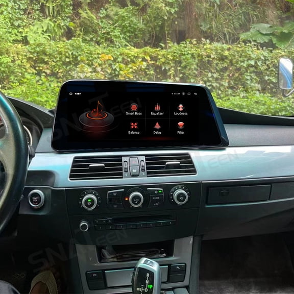 SNATEEN 12.3" Android 13 Multimedia Video Player Autoradio CarPlay GPS Navigation Stereo for BMW 5 Series E60 2005-2012 CCC CIC System