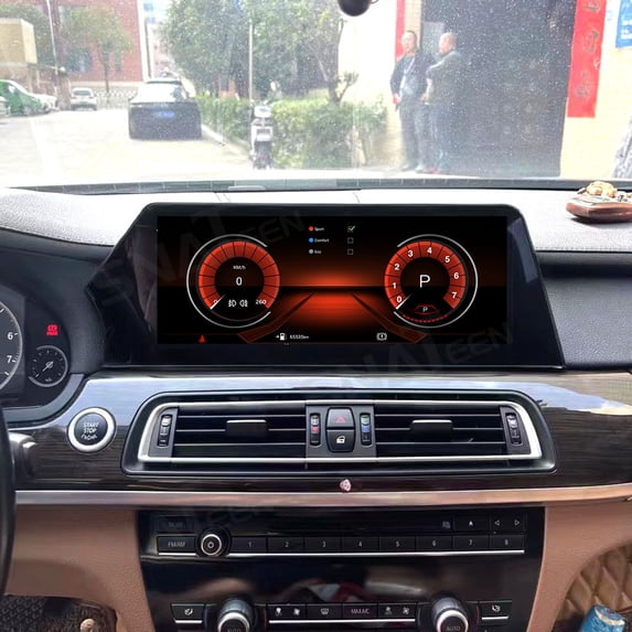 SNATEEN 12.3" Android 13 Multimedia Video Player Autoradio CarPlay GPS Navigation Stere for BMW 7 Series 2009-2017