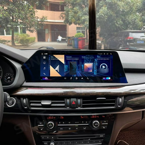 SNATEEN 12.3" Android 13 Multimedia Video Player Autoradio CarPlay GPS Navigation Stereo for BMW X6 2016-2018