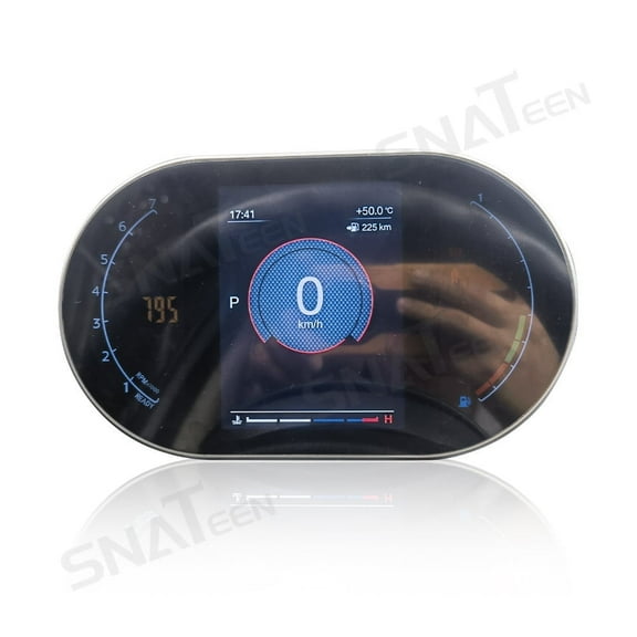 SNATEEN Car Digital Cluster LCD Screen Instrument Panel for BMW mini 2007 2008 2009 2010 2011 2012 2013 2014 Models Virtual Cockpit Speedometer Dashboard Upgrade Universal Fit Linux Car Accessories
