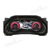 SNATEEN Car Digital Cluster LCD Screen Instrument Panel for Nissan Y62 Models Virtual Cockpit Speedometer Dashboard Upgrade Universal Fit Linux Car Accessories