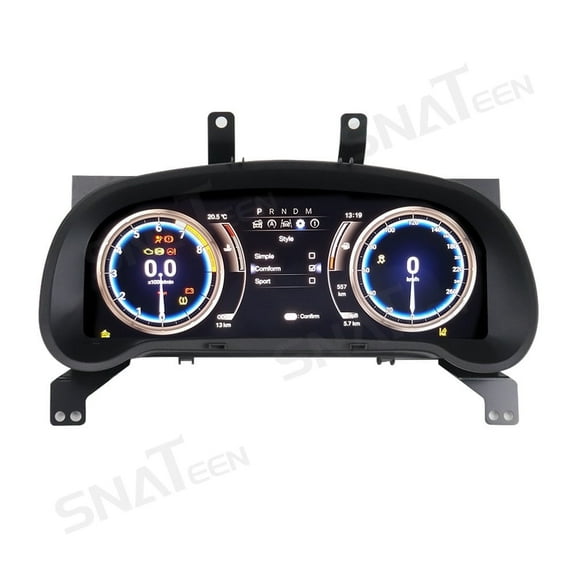 SNATEEN Car Digital Cluster LCD Screen Instrument Panel for Lexus RX RX300 RX330 RX350 RX400 RX450h 2016-2021 Models Virtual Cockpit Speedometer Dashboard Upgrade Universal Fit Linux Car Accessories