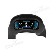 SNATEEN Car Digital Cluster LCD Screen Instrument Panel for Mitsubishi Pajero 2006-2018 Models Virtual Cockpit Speedometer Dashboard Upgrade Universal Fit Linux Car Accessories