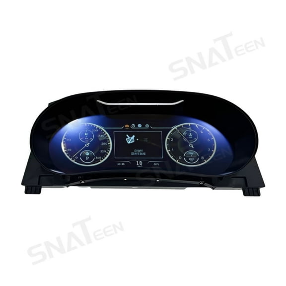 Car Digital Cluster Instrument Panel LCD Screen Virtual Cockpit Speedometer Dashboard for Bentley Bentayga 2016 2017 2018 2019 2020 2021 2022 2023 Models Upgrade Universal Fit Linux Car Accessories