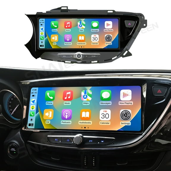 SNATEEN 12.3 inch Carplay Screen/Radio/Multimedia Player for Buick Envision 2014 2015 2016 2017 Model Universal Car Navigation/GPS Upgrade Headunit Android Display 1080P Touch Screen Replace System