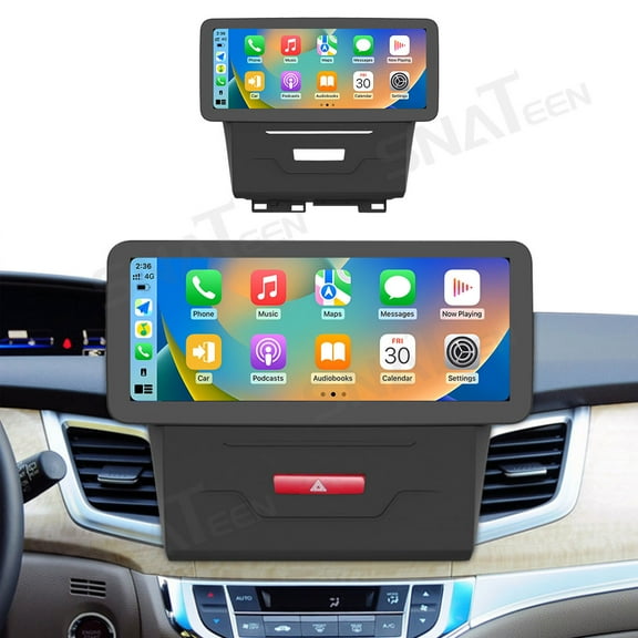 SNATEEN 12.3 inch Carplay Screen/Radio/Multimedia Player for Honda Jade 2013-2020 Model Universal Car Navigation/GPS Upgrade Headunit Android Display 1080P Touch Screen Replace System