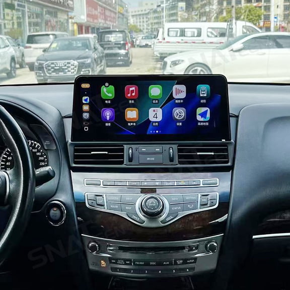 SNATEEN 12.3 inch Carplay Screen/Radio/Multimedia Player for Infiniti QX60/JX35 2011-2019 Car Navigation/GPS Upgrade Headunit Android Display 1080P Touch Screen Receiver Replace System