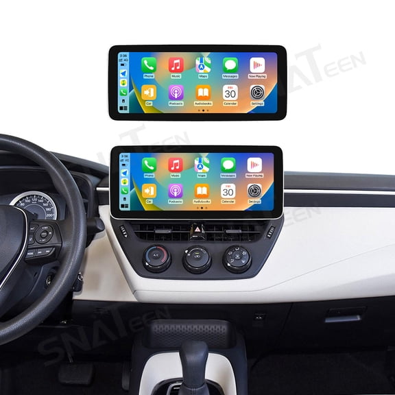 SNATEEN 12.3 inch Carplay Screen/Radio/Multimedia Player for Levin/Fenglan Da/Rui Fang/Ling Shang/Asian Lion 2022-2024 Universal Car Navigation Headunit Android Display HD Touch Screen Replace System