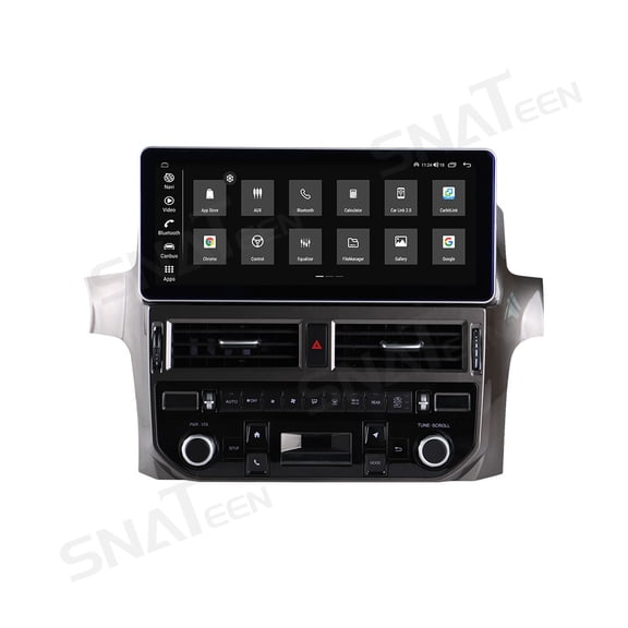 SNATEEN 12.3 inch Carplay Screen/Radio/Multimedia Player for Lexus GX 2010-2019 Universal Car Navigation/GPS Upgrade Headunit Android Display Touch Screen 1080P Video Device