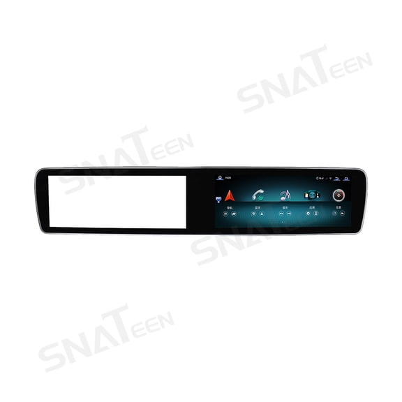 SNATEEN 12.3 inch Carplay Screen/Radio/Multimedia Player for Mercedes-Benz S Class 2014-2017 Universal Car Navigation/GPS Upgrade Headunit Android Display 1080P Touch Screen Replace System