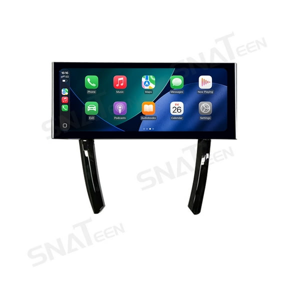 SNATEEN 12.3 inch Carplay Screen/Radio/Multimedia Player for Porsche 911/ Cayman 718 2003-2012 Universal Car Navigation/GPS Upgrade Headunit Android Display HD Touch Screen Receiver Replace System