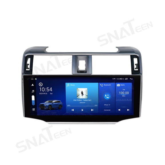 SNATEEN 12.3 inch Carplay Screen/Radio/Multimedia Player for Toyota 4Runner 2010-2023 Car Navigation/GPS Android 15 Upgrade Headunit 1080P Touch Screen Device Replace System
