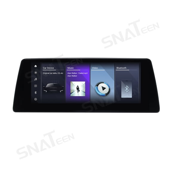 SNATEEN 12.3 inch Linux Carplay Screen/Radio/Multimedia Player for BMW 5 Series GT 2010-2012 CIC 2013-2017 NBT Universal Car Navigation/GPS Upgrade Headunit Display 1080P Touch Screen Replace System