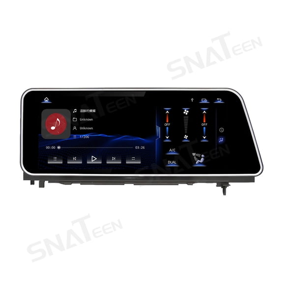 SNATEEN 12.3 inch Linux Carplay Screen/Radio/Multimedia Player for Lexus RX 2016 2017 2018 Universal Car Navigation/GPS Upgrade Headunit Display 1080P Touch Screen Replace System