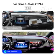 SNATEEN 12.3 inch Passenger Carplay Screen/Radio/Multimedia Player for Benz E-Class 2024+ Universal Car Navigation/GPS Upgrade Headunit Android 1080P Touch Screen Device Receiver