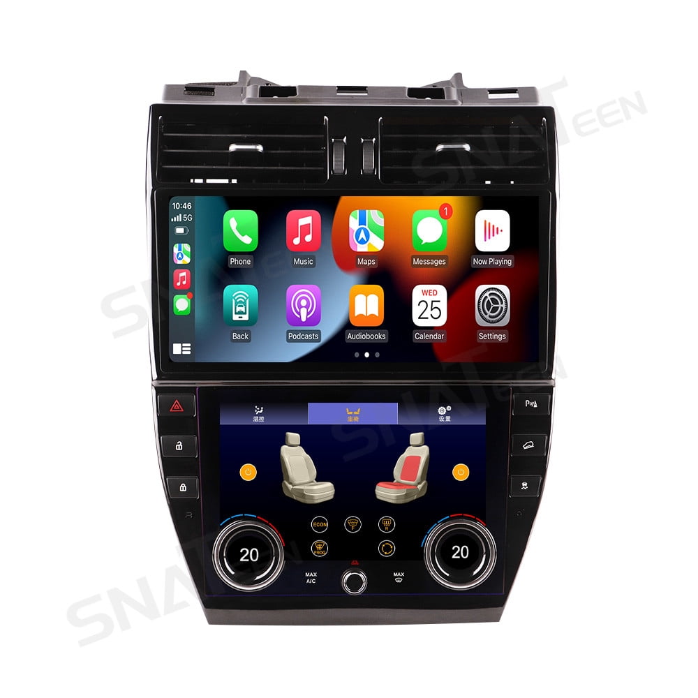 Land Rover Freelander Rear Screen SNATEEN 12+9 inch Carplay Screen/Radio/Multimedia Player for Land Rover ...