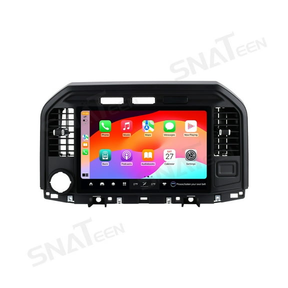 SNATEEN 13.1 inch Carplay Screen/Radio/Multimedia Player for Ford F150 Raptor 2015-2019 Model Universal Car Navigation/GPS Upgrade Headunit Android Display 1080P Touch Screen Replace System