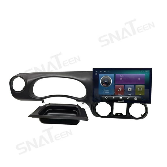 SNATEEN 13.3" Android 13 Car Stereo for Jeep Wrangler 2011-2017 Replacement DSP Radio with Wireless CarPlay/Android Auto,GPS Navigation,Fast Boot HD Multimedia Player