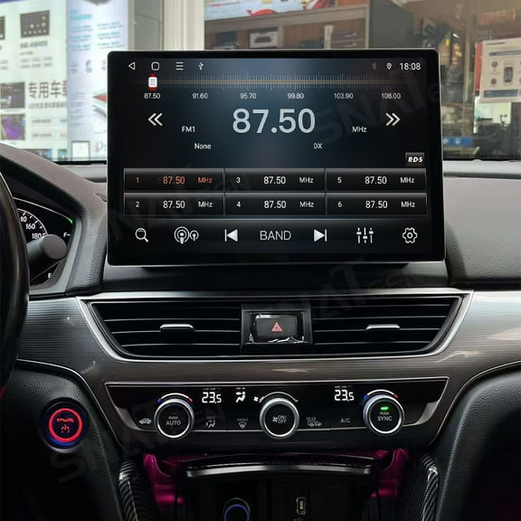 SNATEEN 13.3 inch Carplay Screen/Radio/Multimedia Player for Honda Accord 2018-2023 Models Universal Car Navigation/GPS Upgrade Headunit Android Display 1080P Touch Screen Replace System