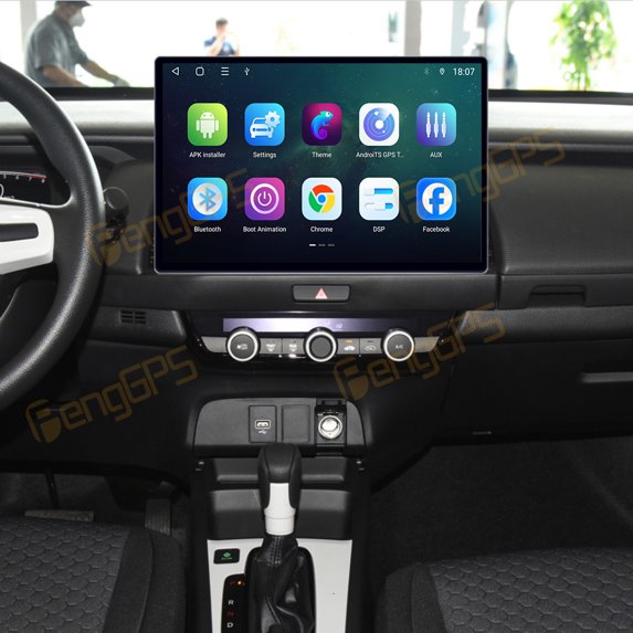 SNATEEN 13.3 inch Carplay Screen/Radio/Multimedia Player for Honda Fit 2021-2022 Models Universal Car Navigation/GPS Upgrade Headunit Android Display 1080P Touch Screen Replace System