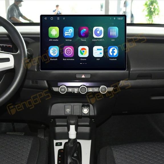 SNATEEN 13.3 inch Carplay Screen/Radio/Multimedia Player for Honda Fit 2021-2022 Models Universal Car Navigation/GPS Upgrade Headunit Android Display 1080P Touch Screen Replace System