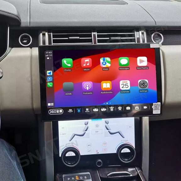 SNATEEN 13.3 inch Qualcomm Android 13 Car Radio for Land Rover Range Rover Sport L494 2014-2017 Stereo Replacement GPS Navigation Head Unit Multimedia Player Touch Screen Carplay
