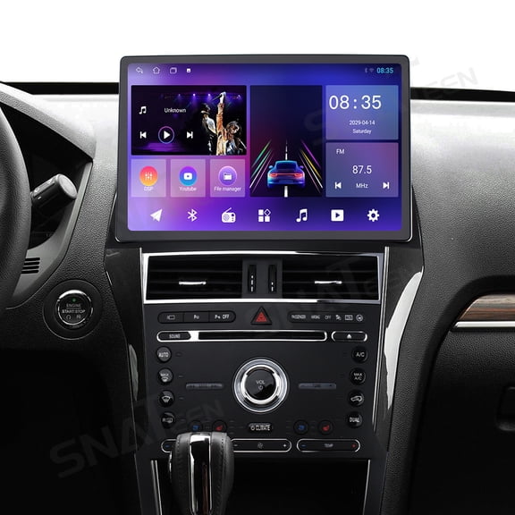 SNATEEN 13.3 inch Touch Screen Car Radio for Ford Explorer 2011-2018 GPS Navigation Multimedia Video DVD Carplay Stereo Receiver Head Unit