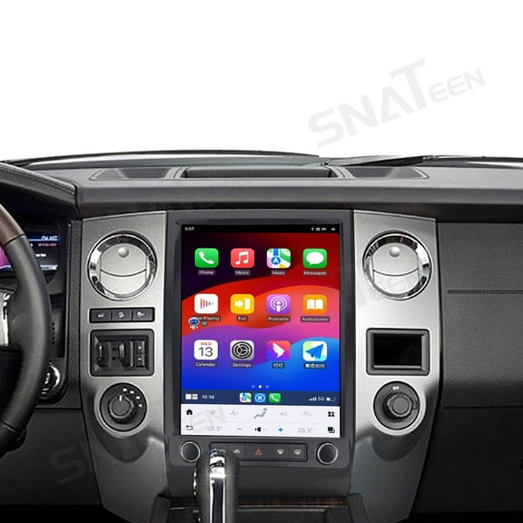 13.6 inch Carplay Screen/Radio/Multimedia Player for Ford Expedition 2015 2016 2017 Models Universal Car Navigation/GPS Upgrade Headunit Android Display Video 1080P Touch Screen Replace System