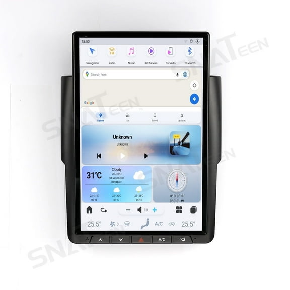 SNATEEN 14.4 inch Android 13 Multimedia Player Screen for Dodge Ram 2013 2014 2015 2016 2017 2018 Car Radio Stereo GPS Navigation DSP Head Unit Video Carplay Receiver