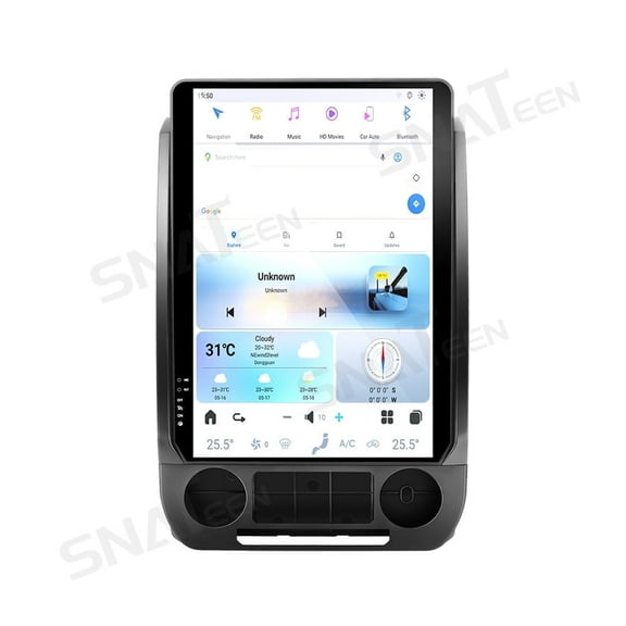 SNATEEN 14.4 inch Android 13 Multimedia Player Screen for Ford F150 2015 2016 2017 2018 2019 2020 2021 Car Radio Stereo GPS Navigation DSP Head Unit Video Carplay Receiver