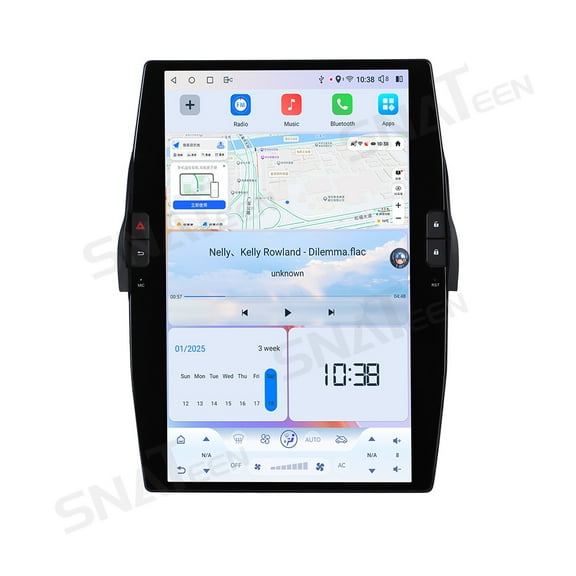 SNATEEN 14.5 inch Carplay Screen/Radio/Multimedia Player for Chevrolet Camaro 2010-2015 Car Navigation/GPS Upgrade Headunit Android Display 1080P Touch Screen Receiver Replace System