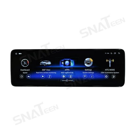 SNATEEN 14.9 inch Android Car Radio Multimedia Player for Mercedes-Benz C-Class/V-Class/X-Class/GLC 2015-2018 Upgrade Carplay Touch Screen GPS Navigation Universal Head Unit Audio Display Receiver