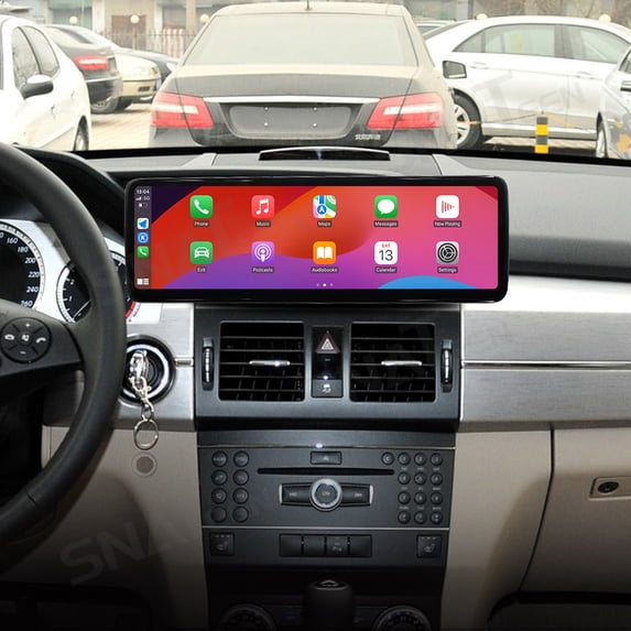 SNATEEN 14.9" Android 13 Carplay Stereo Screen for Mercedes-Benz GLK 2009-2012 Car Radio GPS Navigation Multimedia Headunit DSP