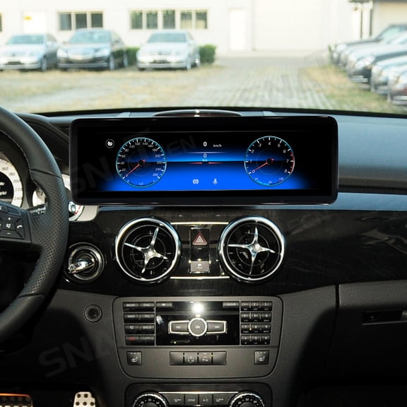 SNATEEN 14.9" Android 13 Carplay Stereo Screen for Mercedes GLK 2013-2015 Car Radio GPS Navigation Multimedia Headunit DSP