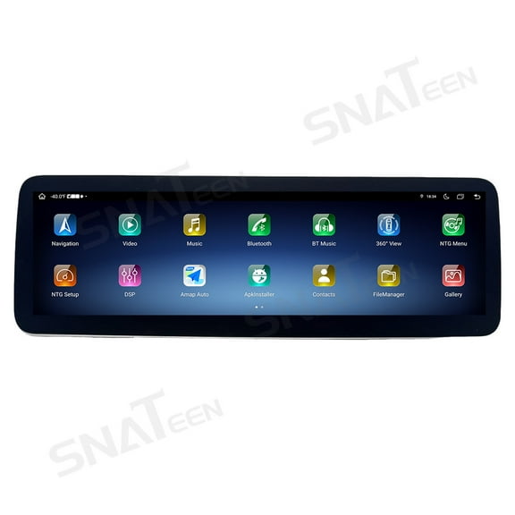 SNATEEN 14.9 inch Carplay Screen/Radio/Multimedia Player for Benz C GLC 2015-2018 Universal Car Navigation/GPS Upgrade Headunit Android Display 1080P Touch Screen Receiver Replace System(NTG 5.0)