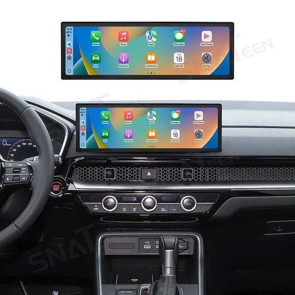 SNATEEN 14.9 inch Carplay Screen/Radio/Multimedia Player for Honda CRV 2023-2025 Universal Car Navigation/GPS Upgrade Headunit Android Display 1080P Touch Screen Replace System