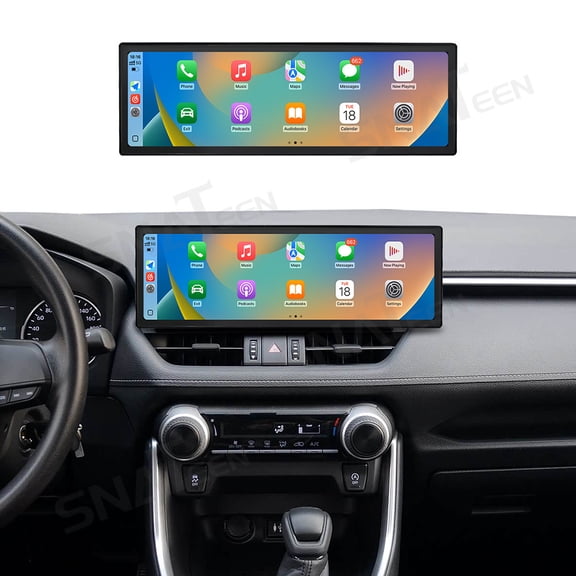SNATEEN 14.9 inch Carplay Screen/Radio/Multimedia Player for Toyota RAV4 2020-2022 Universal Car Navigation/GPS Upgrade Headunit Android Display 1080P Touch Screen Replace System