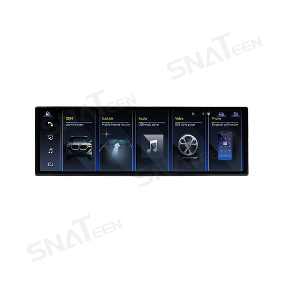 SNATEEN 14.9 inch Linux Carplay Screen/Radio/Multimedia Player for BMW X3 F25 2011-2016 Car Navigation/GPS Upgrade Headunit 1080P Device Replace System
