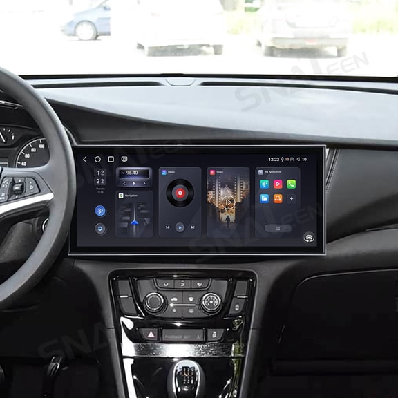 SNATEEN 15.8 inch Carplay Screen/Radio/Multimedia Player for Buick Encore 2016 2017 2018 Car Navigation/GPS Upgrade Headunit Android Display 1080P Touch Screen Receiver Replace System