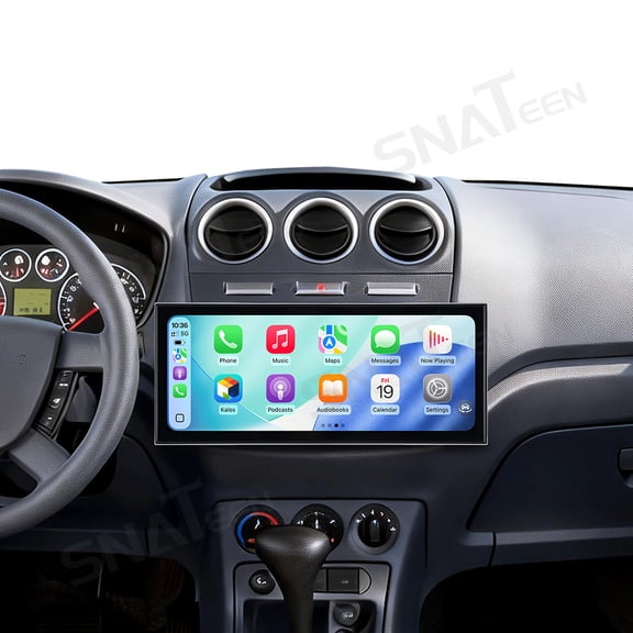 SNATEEN 15.8 inch Carplay Screen/Radio/Multimedia Player for Ford Transit 2009-2013 Car Navigation/GPS Upgrade Headunit Android Display 1080P Touch Screen Receiver Replace System