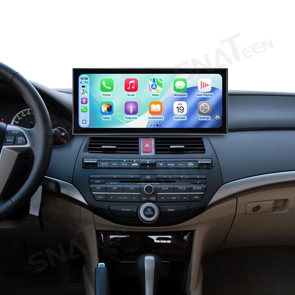 SNATEEN 15.8 inch Carplay Screen/Radio/Multimedia Player for Honda Accord/Crosstour 2008-2013 Car Navigation/GPS Upgrade Headunit Android Display 1080P Touch Screen Receiver Replace System