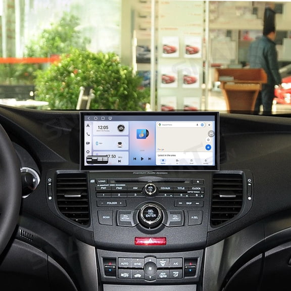 SNATEEN 15.8 inch Carplay Screen/Radio/Multimedia Player for Honda Spirior 2009 2010 2011 2012 2013 Car Navigation/GPS Upgrade Headunit Android Display 1080P Touch Screen Receiver Replace System
