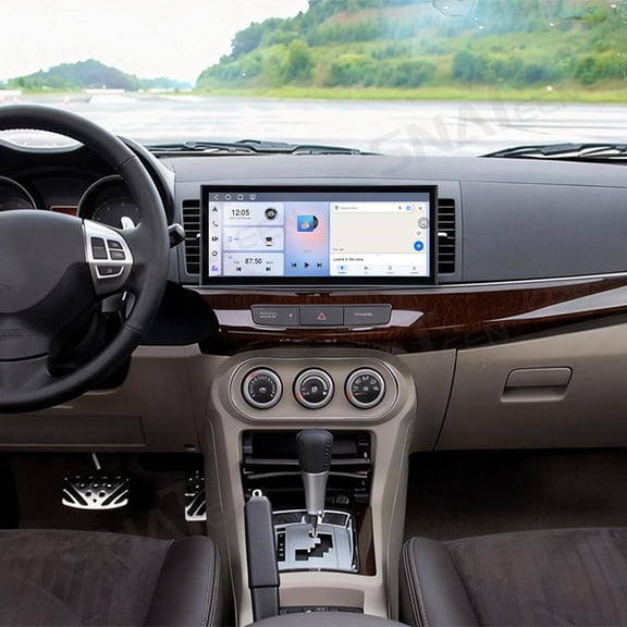 SNATEEN 15.8 inch Carplay Screen/Radio/Multimedia Player for Mitsubishi Lancer 2007-2012 Car Navigation/GPS Upgrade Headunit Android Display 1080P Touch Screen Receiver Replace System