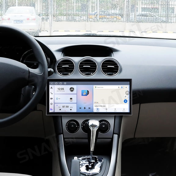 SNATEEN 15.8 inch Carplay Screen/Radio/Multimedia Player for Peugeot 408 2010 2011 2012 2013 Car Navigation/GPS Upgrade Headunit Android Display 1080P Touch Screen Receiver Replace System