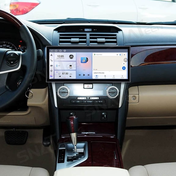 SNATEEN 15.8 inch Carplay Screen/Radio/Multimedia Player for Toyota Camry 2012 2013 2014 2015 Car Navigation/GPS Upgrade Headunit Android Display 1080P Touch Screen Receiver Replace System
