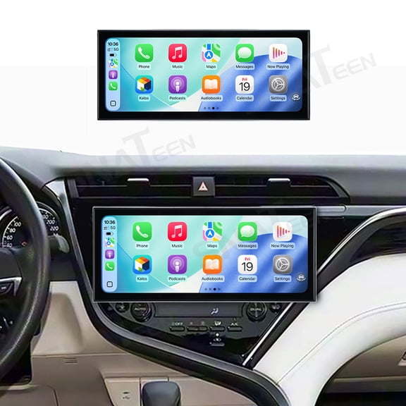 SNATEEN 15.8 inch Carplay Screen/Radio/Multimedia Player for Toyota Camry 2018 2019 2020 Car Navigation/GPS Upgrade Headunit Android Display 1080P Touch Screen Receiver Replace System