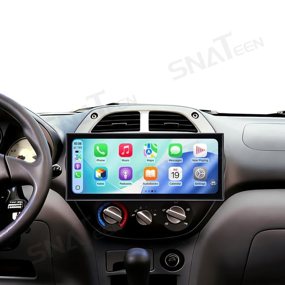 SNATEEN 15.8 inch Carplay Screen/Radio/Multimedia Player for Toyota RAV4 2003 2004 2005 Car Navigation/GPS Upgrade Headunit Android Display 1080P Touch Screen Receiver Replace System