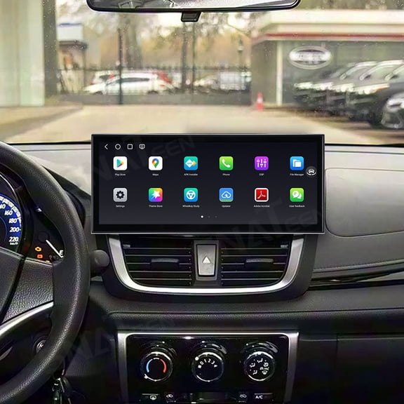 SNATEEN 15.8 inch Carplay Screen/Radio/Multimedia Player for Toyota Vios/Vios FS/Yaris LYaris L SeDen 2017-2021 Car Navigation/GPS Upgrade Headunit Android Display 1080P Touch Screen Receiver