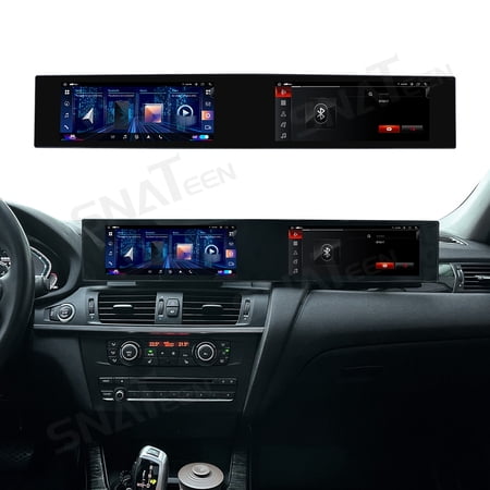 SNATEEN 21.0 inch Carplay Screen/Radio/Multimedia Player for BMW X3/X4 2013-2017 Universal Car Navigation/GPS Upgrade Headunit Android Display 1080P Touch Screen Replace System